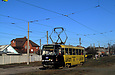 Tatra-T3SUCS #3008 27-го маршрута на улице Академика Павлова в районе Никоновского переулка