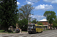 Tatra-T3SUCS #3008 27-го маршрута в Рыбасовском переулке пересекает Нетеченский бульвар