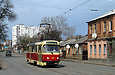 Tatra-T3SUCS #3008 27-го маршрута в Рыбасовском переулке возле Нетеченского бульвара