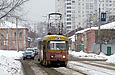 Tatra-T3SU #3009 6-го маршрута в Рыбасовском переулке возле улицы Грековской