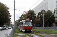 Tatra-T3SUCS #3009 5-го маршрута на площади Защитников Украины в районе Московского проспекта