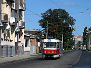 Т3-ВПСт #3010 6-го маршрута на улице Гольдберговской в районе улицы Полтавской
