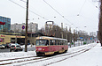Tatra-T3SU #3011 20-го маршрута на улице Клочковской возле конечной станции "Улица Новгородская"