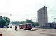 Tatra-T3SU #3013-3014 3-го маршрута на улице Полтавский шлях возле улицы Котляра