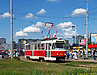 Tatra-T3SUCS #3013 27-го маршрута на улице Академика Павлова возле станции метро "Героев Труда"