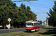 Tatra-T3SUCS #3013 8-го маршрута на улице Плехановской в районе улицы Лебединской
