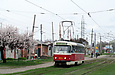 Tatra-T3SUCS #3013 6-го маршрута на улице Академика Павлова в районе Салтовского переулка