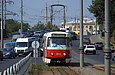 Tatra-T3SUCS #3013 27-го маршрута на Московском проспекте в районе улицы Соича