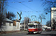 Tatra-T3SUCS #3013 7-го маршрута на улице Большой Панасовской возле Фастовского переулка