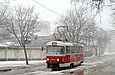 Tatra-T3SUCS #3014 20-го маршрута на улице Большой Панасовской в районе Резниковского переулка