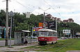 Tatra-T3SU #3015 20-го маршрута на улице Клочковской возле улицы Павловской