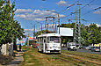 Tatra-T3SU #3015 27-го маршрута на улице Академика Павлова в районе улицы Перекопской