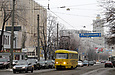 Tatra-T3SU #3015 20-го маршрута на улице Красноармейской в районе улицы Коцарской