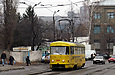 Tatra-T3SU #3015 20-го маршрута в Лосевском переулке возле улицы Котлова