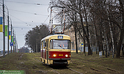 Т3-ВПСт #3015 12-го маршрута на улице Сумской возле разворотного круга "Центральный парк"