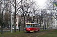 Tatra-T3SU #3016 12-го маршрута на проспекте Правды в районе улицы Литературной