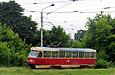 Tatra-T3SU #3016 12-го маршрута на разворотном кольце "Улица Новгородская"