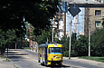 Tatra-T3SU #3016 12-го маршрута на улице Большой Панасовской в районе Лосевского переулка