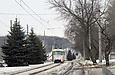 Tatra-T3SU #3016 12-го маршрута на Белгородском шоссе возле перекрестка с улицами Сумской и Деревянко