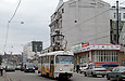 Tatra-T3SU #3016 6-го маршрута на улице Полтавский шлях в районе улицы Дмитриевской