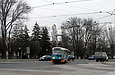 Т3-ВПСт #3016 6-го маршрута поворачивает с улицы Академика Павлова на Московский проспект