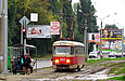 Tatra-T3SU #3017 20-го маршрута на Клочковской улице в районе Херсонской улицы