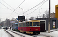 Tatra-T3SU #3017-3018 3-го маршрута на улице Полтавский шлях возле улицы Холодногорской
