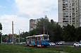 Tatra-T3SUCS #3019 20-го маршрута на улице Клочковской возле перекрестка с улицами Космической и Павловской