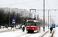 Tatra-T3SUCS #3019 20-го маршрута на проспекте Победы возле одноименной конечной