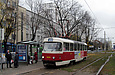 Tatra-T3SUCS #3020 27-го маршрута на площади Защитников Украины возле улицы Броненосца "Потемкин"