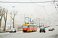 Tatra-T3SU #3021-3022 3-го маршрута на улице Полтавский Шлях на Холодногорском уклоне