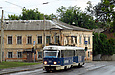 Tatra-T3SU #3021-3022 3-го маршрута на улице Грековской возле Ващенковского переулка