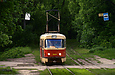 Tatra-T3SUCS #3021 20-го маршрута на улице Клочковской в районе улицы Новокомсомольской