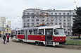 Tatra-T3SUCS #3021 6-го маршрута перед отправлением от конечной "Южный вокзал"