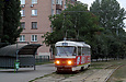 Tatra-T3SUCS #3021 27-го маршрута на улице Плехановской возле улицы Молодой гвардии