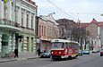 Tatra-T3SUCS #3021 6-го маршрута на улице Полтавский шлях в районе улицы Ярославской