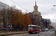Tatra-T3SUCS #3021 27-го маршрута на улице Молочной