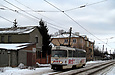 Tatra-T3SUCS #3022 27-го маршрута на улице Академика Павлова в районе Семиградского переулка