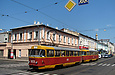 Tatra-T3SU #3023-3024 3-го маршрута на улице Полтавский шлях