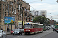 Tatra-T3SU #3023-3024 3-го маршрута на улице Университетской напротив Рыбной площади