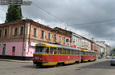 Tatra-T3SU #3027-3028 3-го маршрута на улице Полтавский шлях