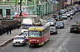 Tatra-T3SU #3027 6-го маршрута в начале улицы Полтавский шлях