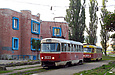 Tatra-T3SU #3033 и #3039 20-го маршрута во время перерыва на конечной станции "Проспект Победы"
