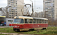 Tatra-T3SU #3033 20-го маршрута на конечной станции "Улица Новгородская"