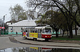 Tatra-T3SUCS #3033 20-го маршрута разворачивается на конечной "Ивановка"