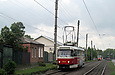 Tatra-T3SUCS #3033 20-го маршрута на улице Матюшенко между улицей Прорезной и Долинным переулком