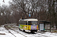 Tatra-T3SUCS #3033 20-го маршрута на улице Клочковской перед отправлением от остановки "Алексеевская балка"