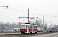 Tatra-T3A #3036 27-го маршрута на улице Москалевской в районе переулка Пахаря