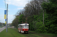 Tatra-T3A #3036 12-го маршрута на Белгородском шоссе между остановками "Лесопарк" и "Мемориал славы"