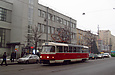 Tatra-T3SUCS #3037 1-го маршрута на улице Евгения Котляра возле Привокзальной площади